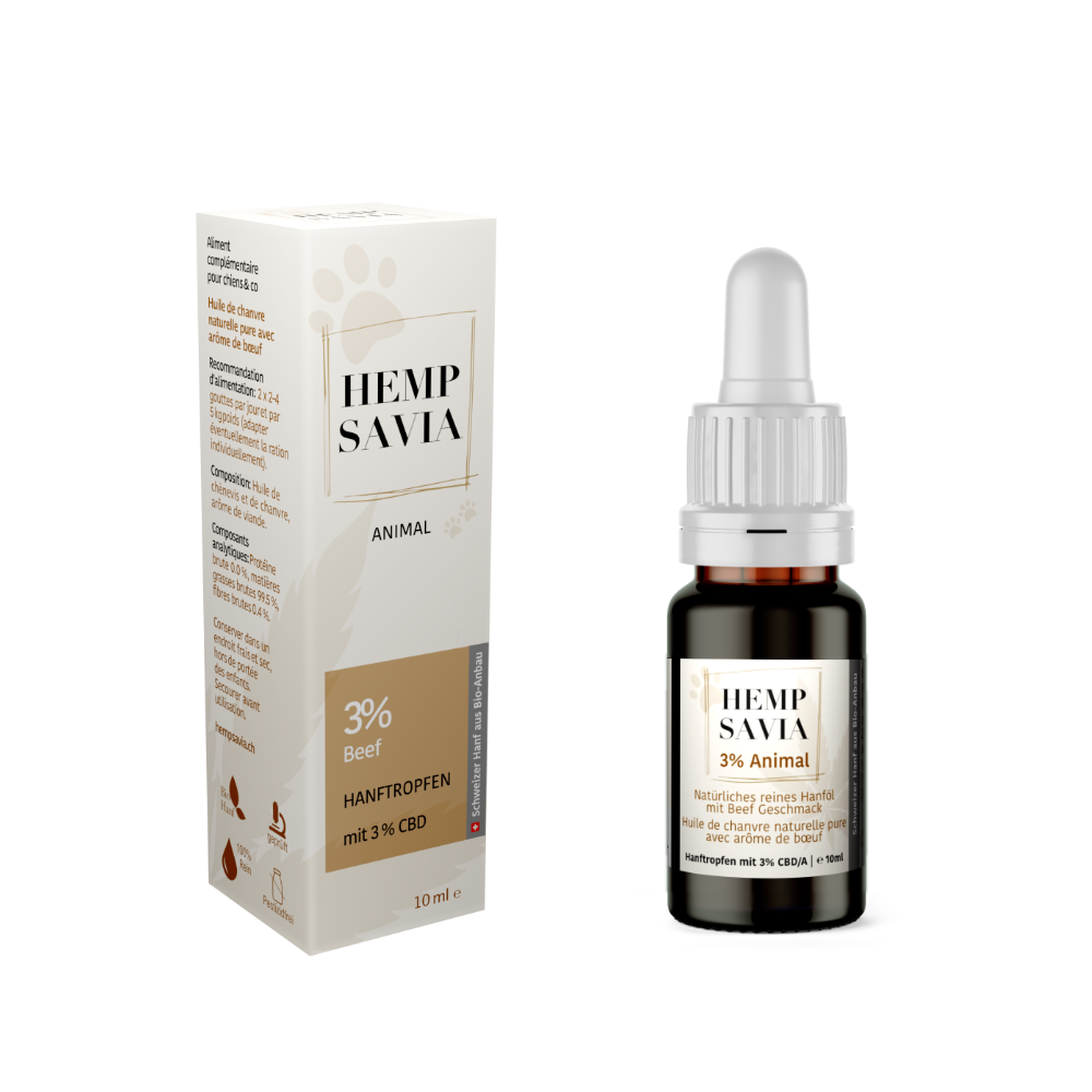 Hanf Tropfen 3% Beef