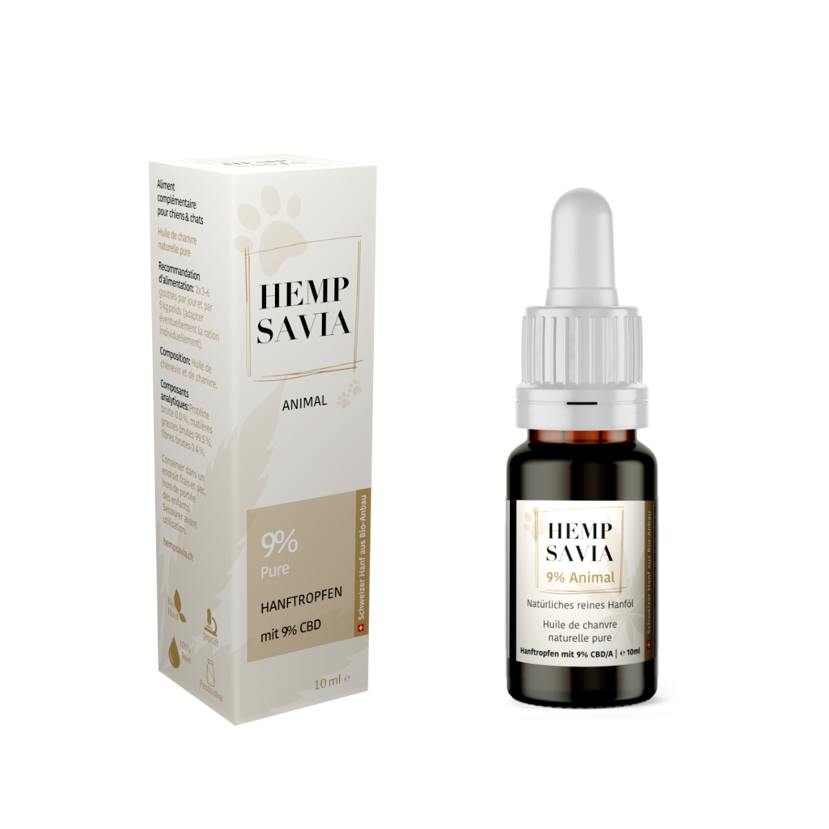 Hanf Tropfen 9% Pure